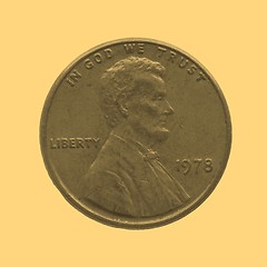 Image showing Coin isolated - vintage