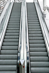 Image showing Escalators