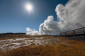 Image showing Geothermally active valley