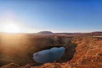 Image showing Kerid volcanic crater lake