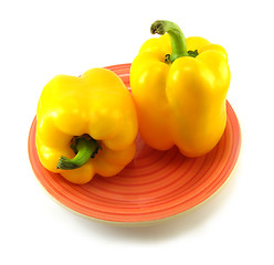 Image showing yellow peppers