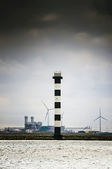 Image showing Lighthouse on the shore