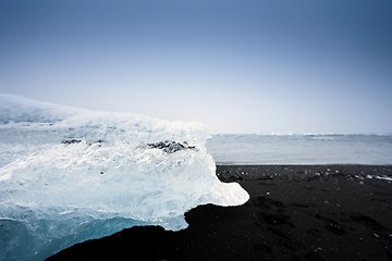 Image showing Icebergs at glacier lagoon 