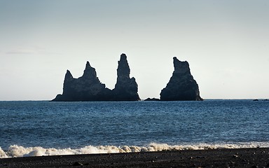 Image showing Rocks of Vik