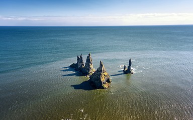 Image showing Rocks of Vik