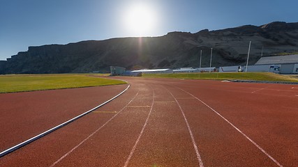 Image showing Running track outdoors