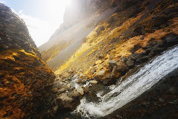 Image showing Waterfall in Iceland