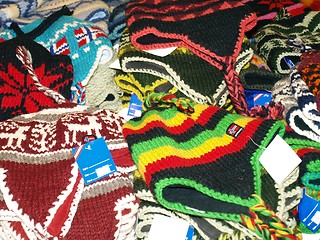 Image showing knitted caps