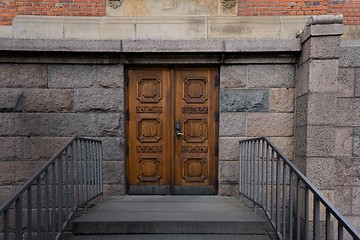 Image showing Unique door closeup