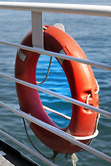 Image showing Lifebuoy on board