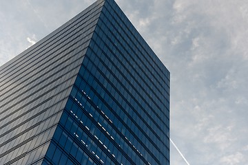 Image showing Skyscrapers against blue sky