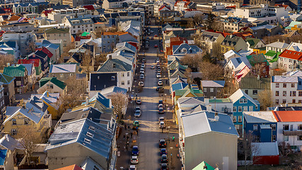 Image showing Reykjavik from above