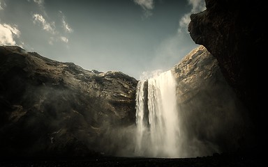 Image showing Waterfall in Iceland