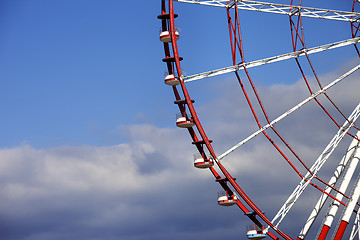 Image showing Part of ferris wheel