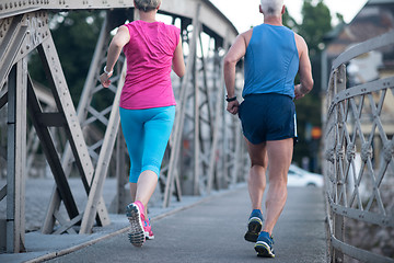 Image showing couple jogging