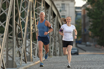 Image showing couple jogging