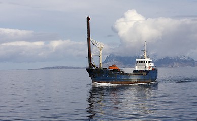 Image showing Cargo boat