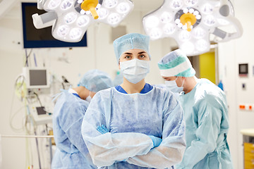 Image showing surgeon in operating room at hospital