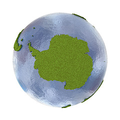 Image showing Antarctica on planet Earth