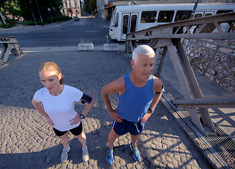 Image showing couple jogging