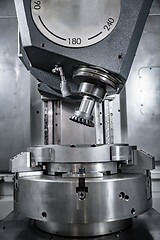 Image showing Metalworking CNC milling machine.