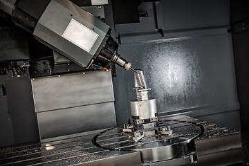 Image showing Metalworking CNC milling machine.