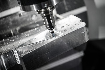 Image showing Metalworking CNC milling machine.