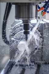 Image showing Metalworking CNC milling machine.