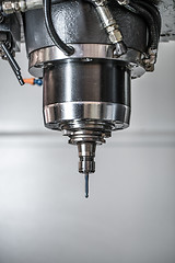 Image showing Metalworking CNC milling machine.