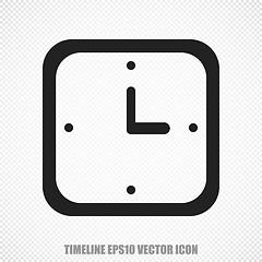 Image showing Time vector Watch icon. Modern flat design.