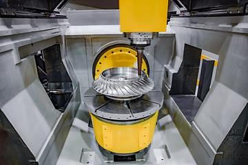 Image showing Metalworking CNC milling machine.