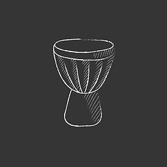 Image showing Timpani. Drawn in chalk icon.