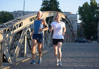 Image showing couple jogging