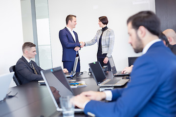 Image showing Business people shaking hands.