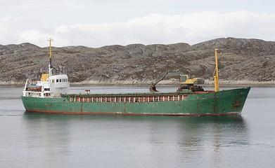 Image showing Cargo boat.