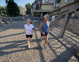 Image showing couple jogging