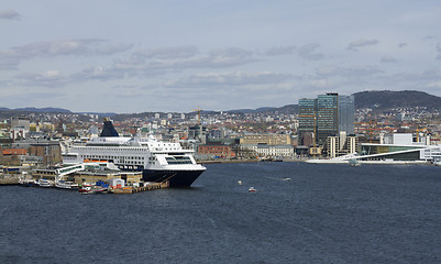 Image showing Oslo harbour, Norway