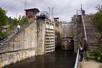 Image showing Brekke canal lock