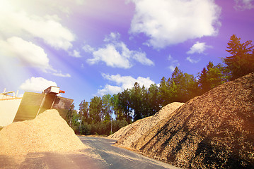 Image showing fuel storage at bio fuel power plant  