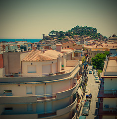 Image showing Spain, Catalunya, Tossa de Mar, 06.20.2013, the panorama of the 