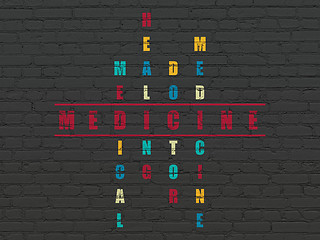 Image showing Healthcare concept: Medicine in Crossword Puzzle