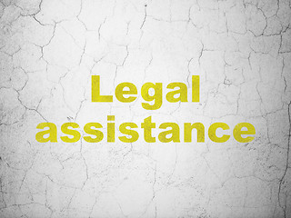 Image showing Law concept: Legal Assistance on wall background