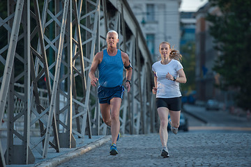 Image showing couple jogging