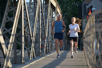 Image showing couple jogging