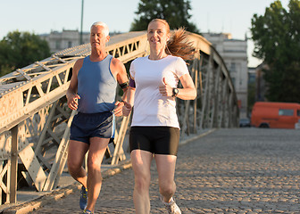 Image showing couple jogging