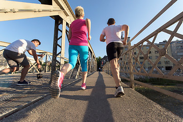 Image showing couple jogging