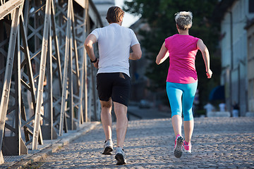 Image showing couple jogging