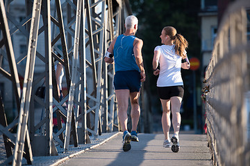 Image showing couple jogging