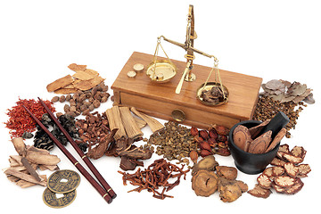 Image showing Chinese Herbal Medicine Selection