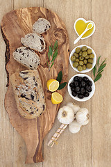 Image showing Mediterranean Olive Bread 